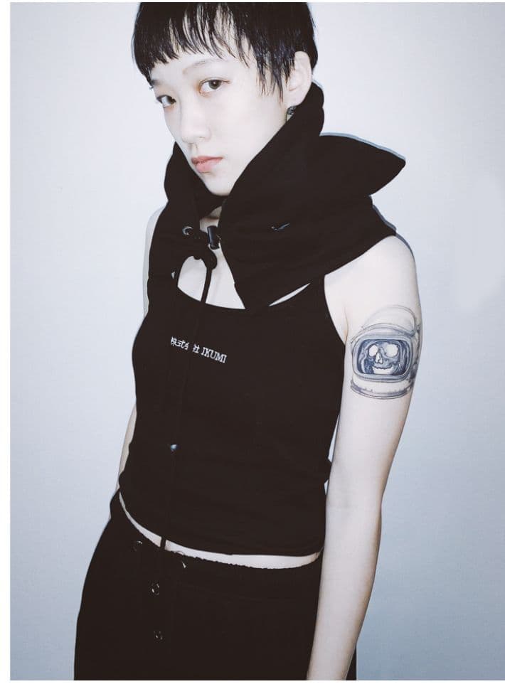 【未使用・美品】IKUMI 　イクミ　HORN HOODIE CAP 　猫耳帽子