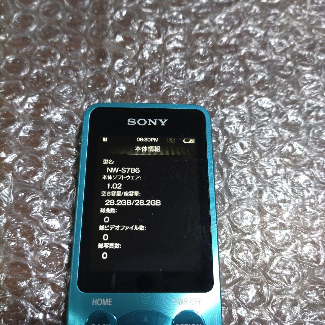 ソニーウォークマン　NW−S786　管理ナンバー6412