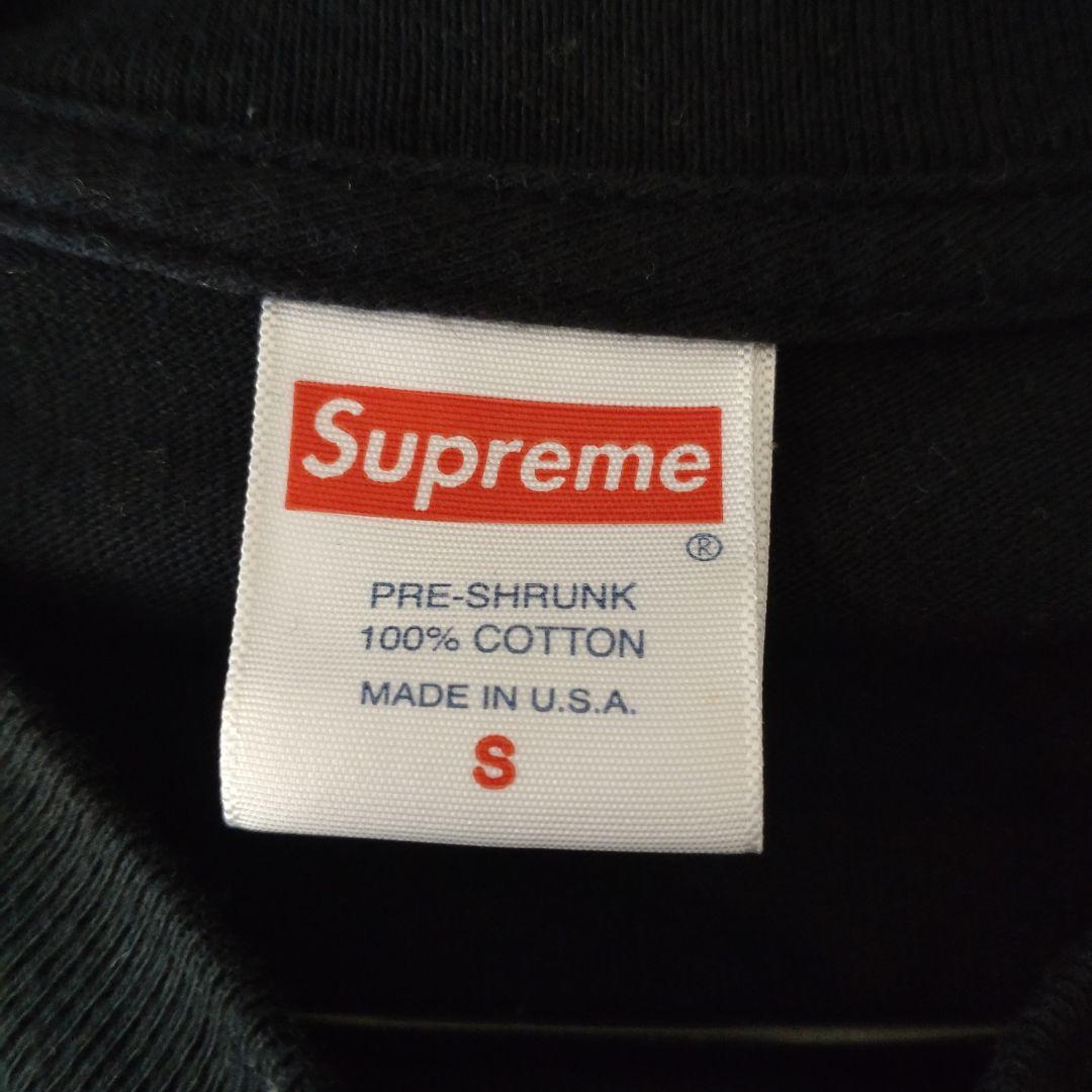 Supreme ブラックロングTシャツ S