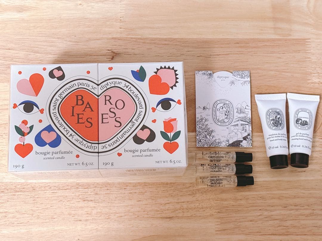 【新品未使用】ディプティック2024バレンタイン限定キャンドル♡おまけ付き