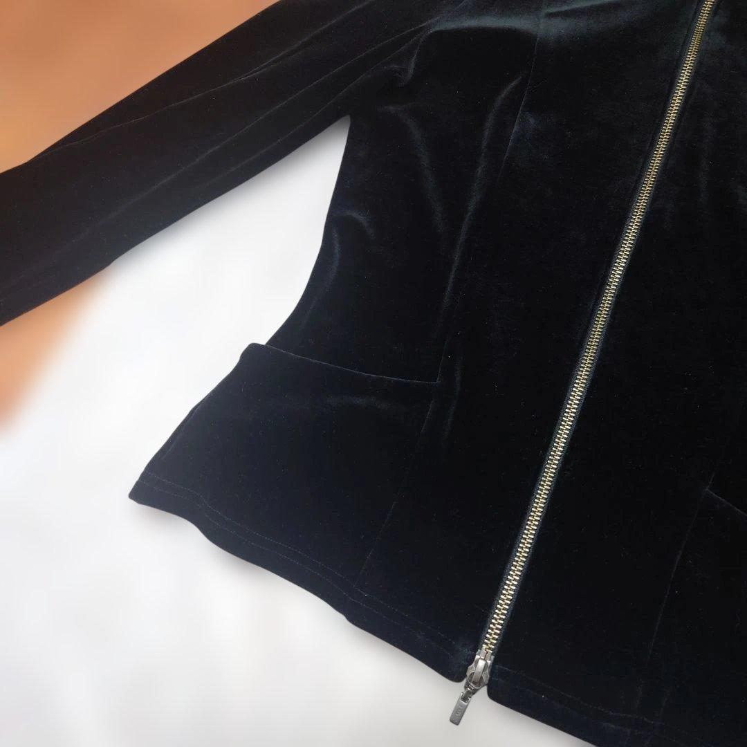 美品　フォクシー　ベロア　パーカー