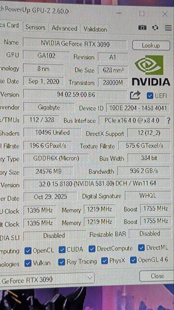 グラフィックボード・グラボ・ビデオカード AORUS RTX 3090 XTREME 24G