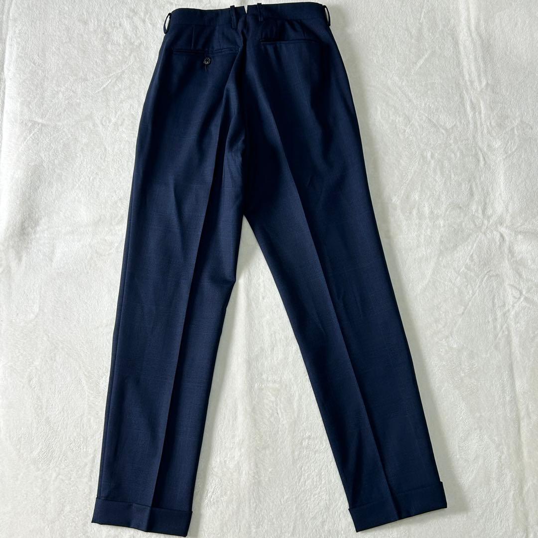 美品 ユニバーサルランゲージ カノニコ スーパーソニック ダブルスーツ M 紺