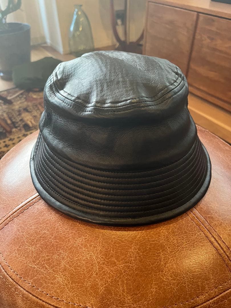 COOTIE PRODUCTIONS レザーバケットハット Lサイズ