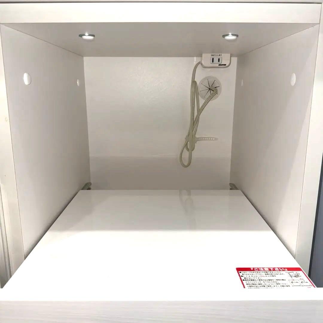 【9/17-21発送】リガーレ　キッチンボード　白　下台ハイタイプ　ニトリ