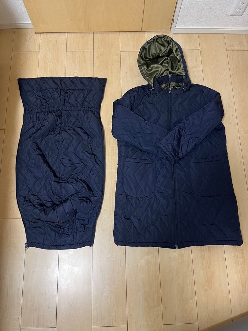 milktea ステラ　中綿キルティングジャケット　ママコート 4way