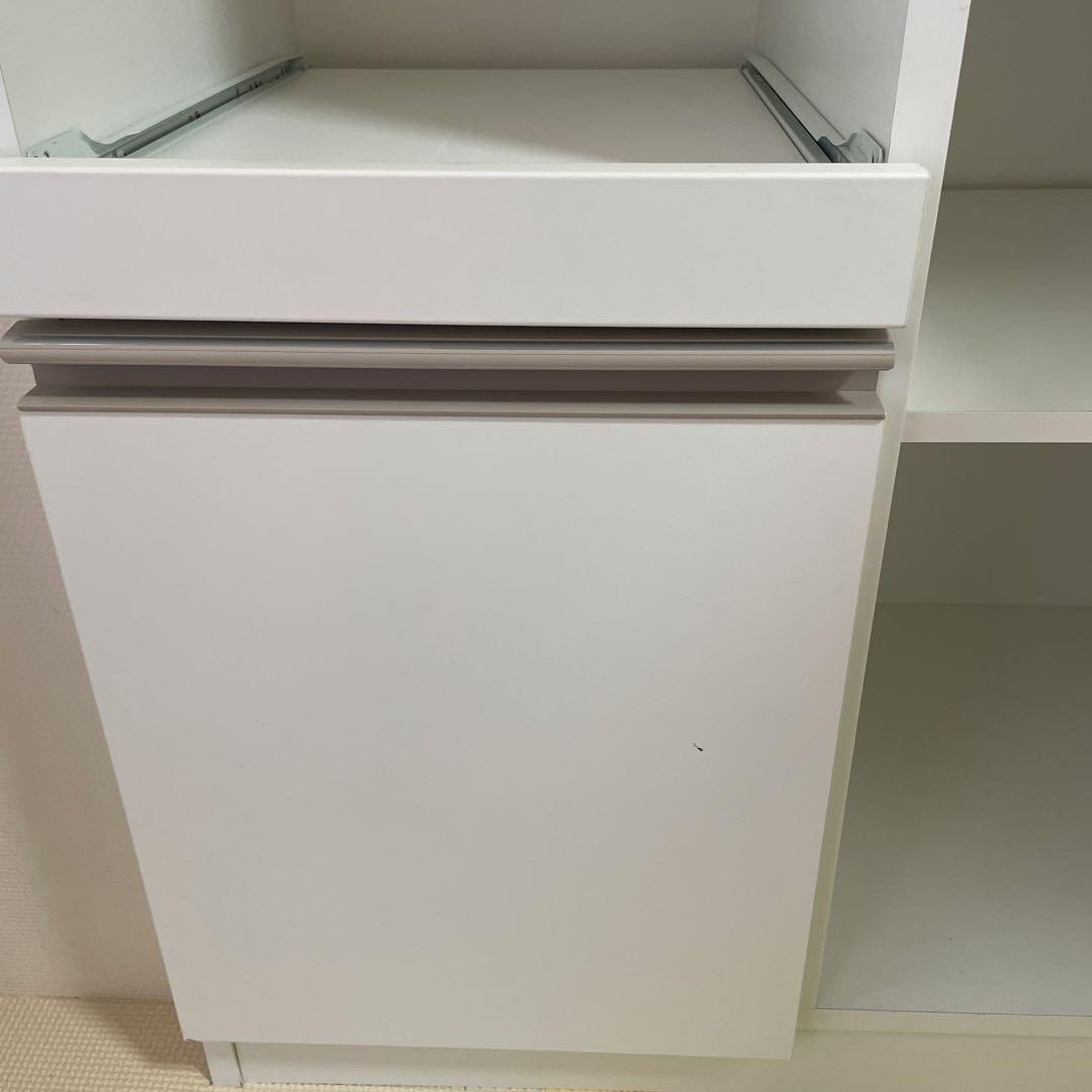 【日祝限定値下げ】ニトリ レンジ台（フォルムN RE9060G WH）