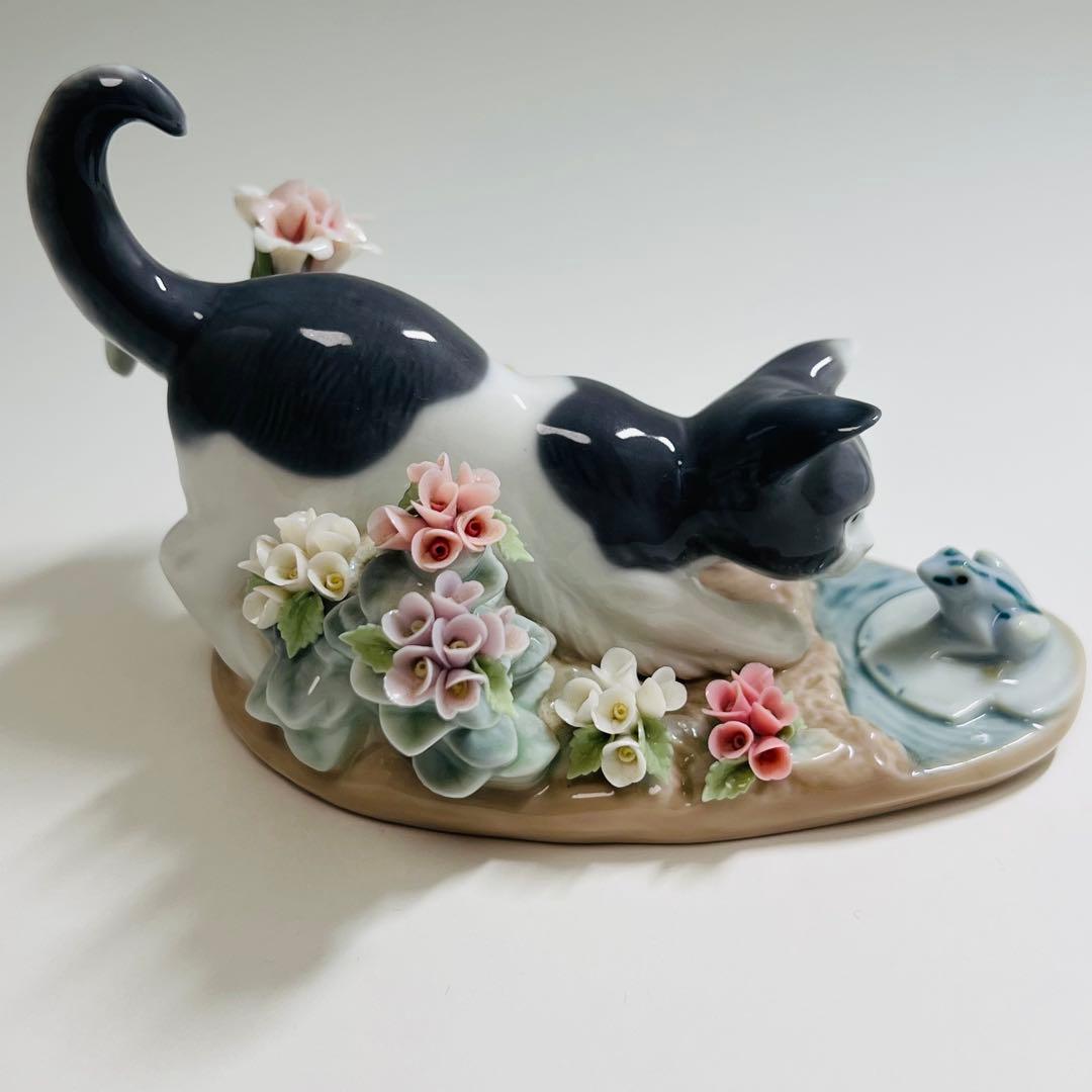 希少 共箱あり LIADRO KITTY CONFRONTATION にらみ合い