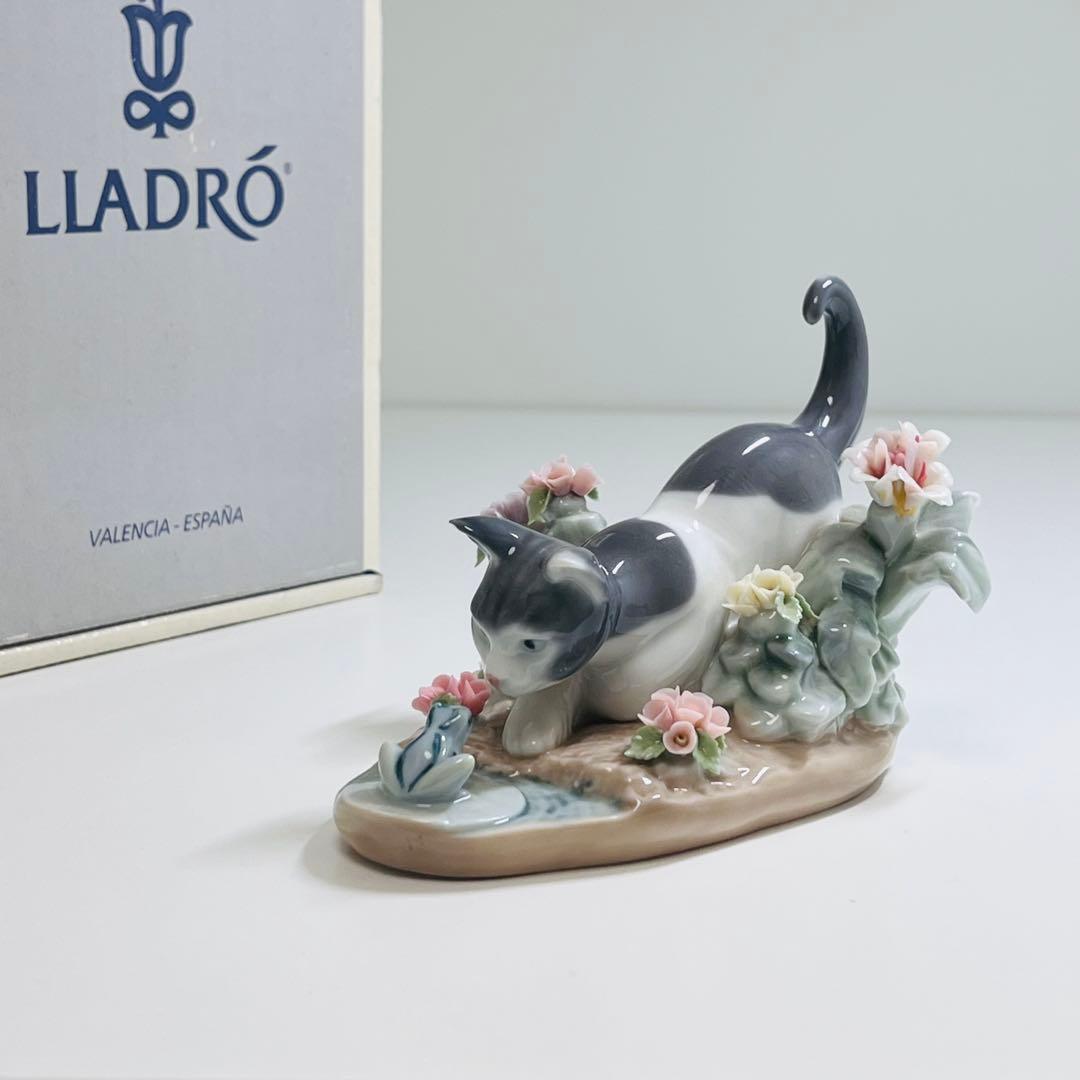 希少 共箱あり LIADRO KITTY CONFRONTATION にらみ合い