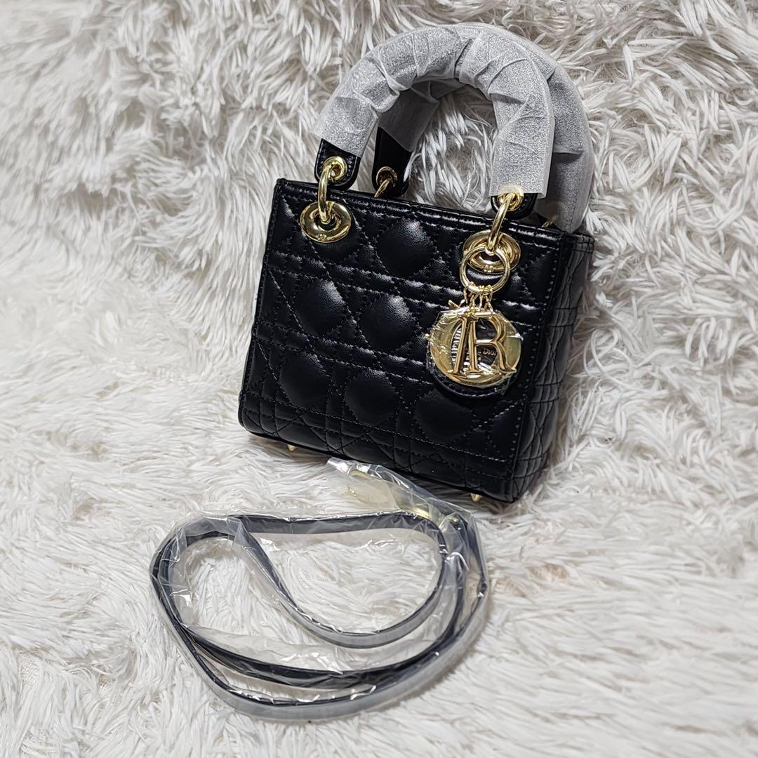 ぽ*ん様 Christian Dior　ハンドバッグ　ショルダーバッグ　黒　ノベ