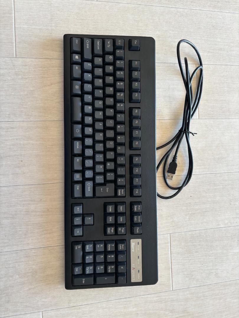 REALFORCE 108UBK日本語配列