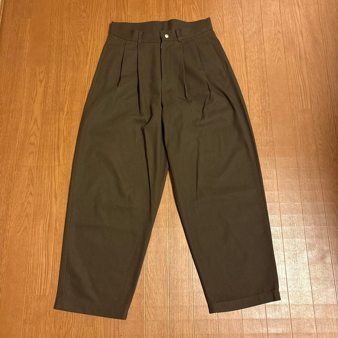 TTT MSW 2tuck chino pants (brown) Mサイズ
