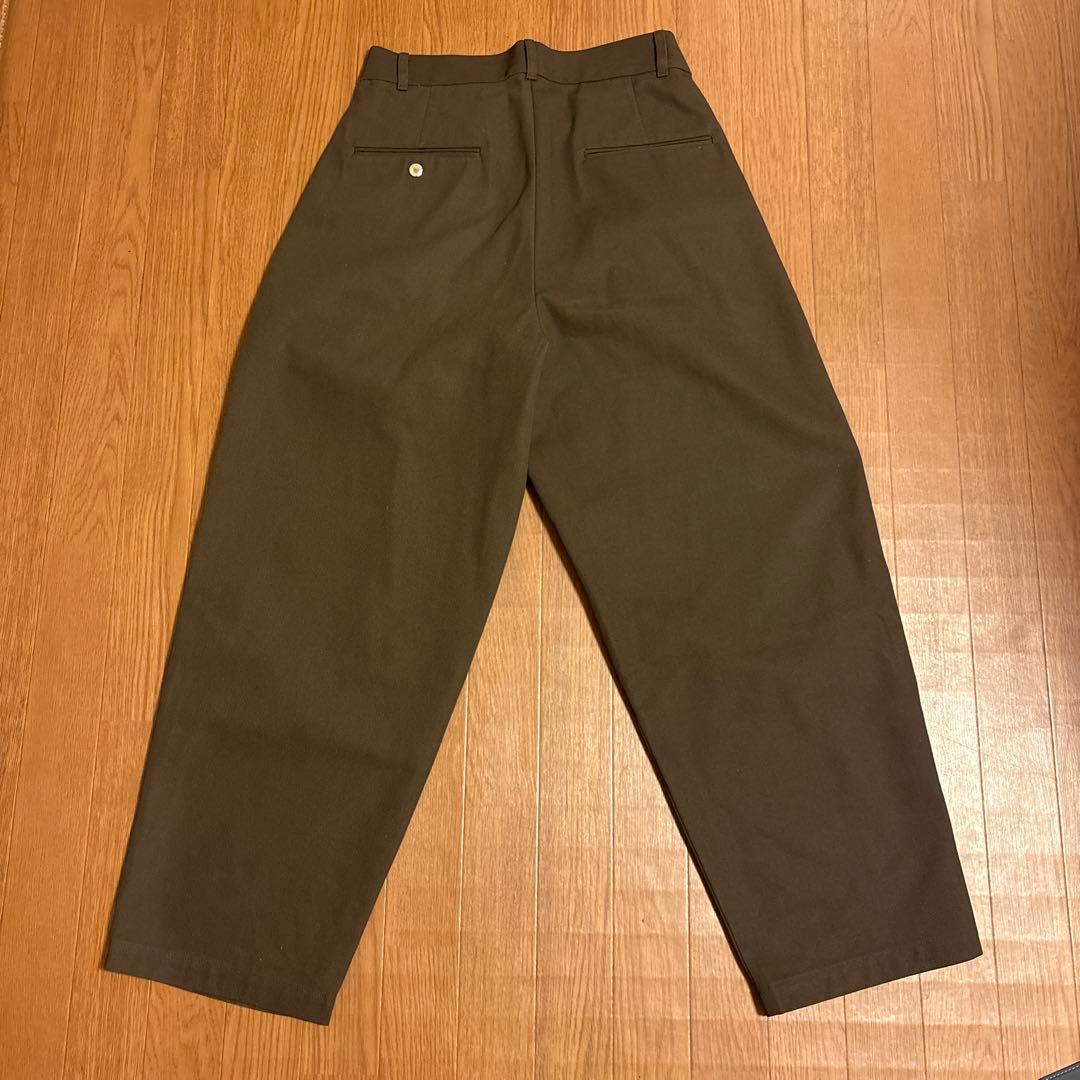 TTT MSW 2tuck chino pants (brown) Mサイズ