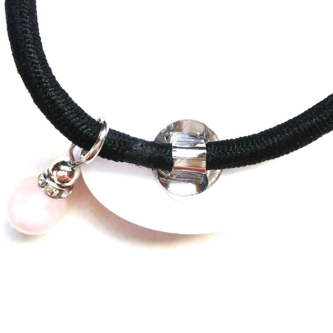 ヘアゴム レジン プルメリア型 マトリカリアとヒトデ カラフルマリン