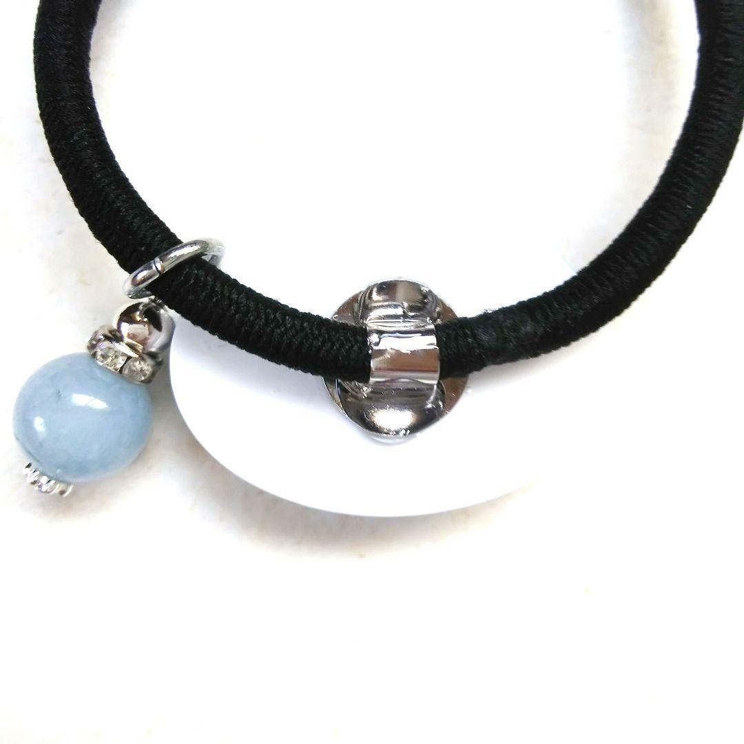 ヘアゴム レジン プルメリア型 マトリカリアとヒトデ カラフルマリン