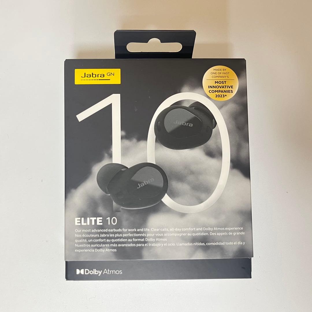 【新品】Jabra elite 10 グロスブラック ワイヤレスイヤホン 黒