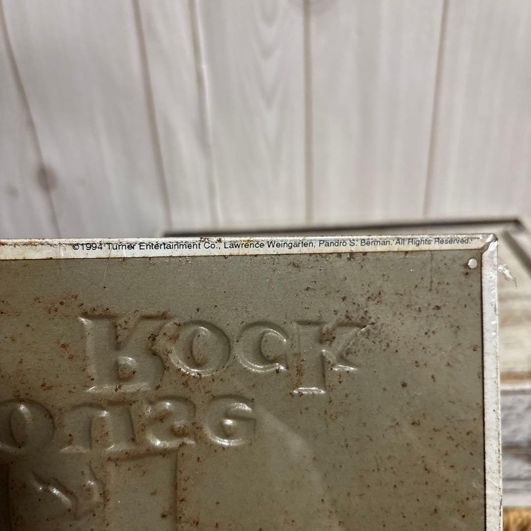 希少90sエルビスプレスリー監獄ロックヴィンテージブリキ看板レトロ映画パネルUS