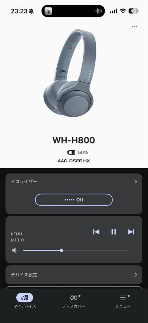 SONY h.ear on 2 Mini Wireless（WH-H800）