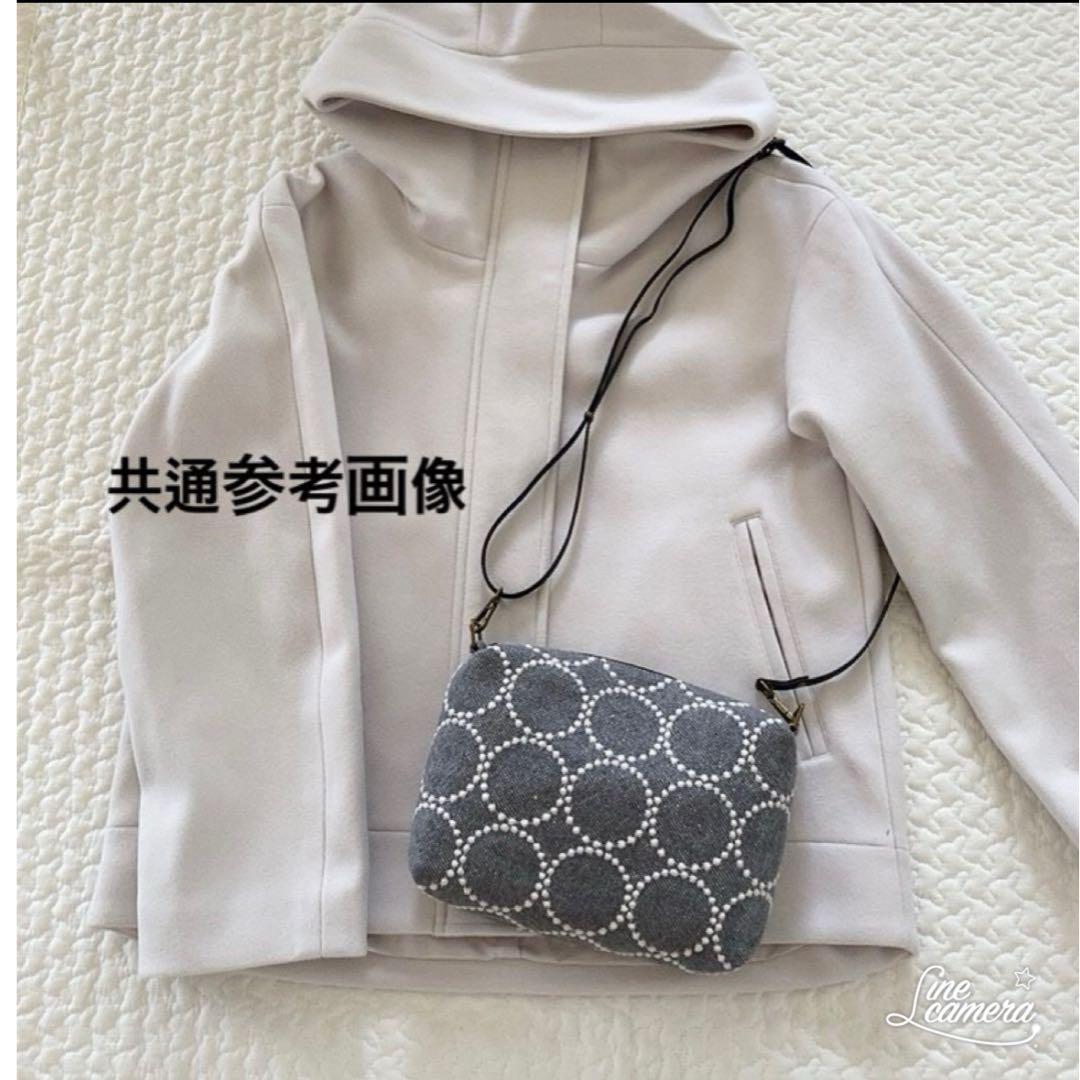 ハンドメイド スクエアショルダーバッグ ミナペルホネン forest tile