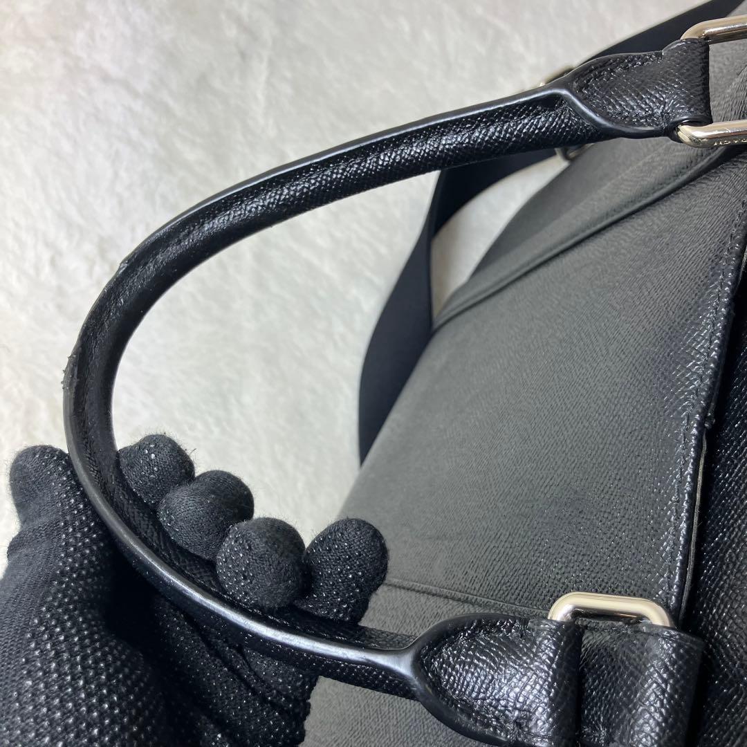 コーチ✨メトロポリタン サフィアーノレザー A4 2way ビジネスバッグ 黒