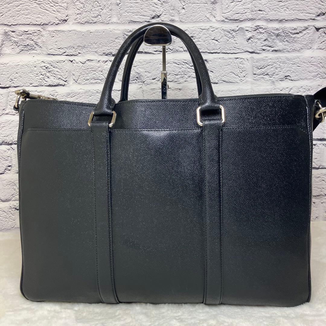 コーチ✨メトロポリタン サフィアーノレザー A4 2way ビジネスバッグ 黒