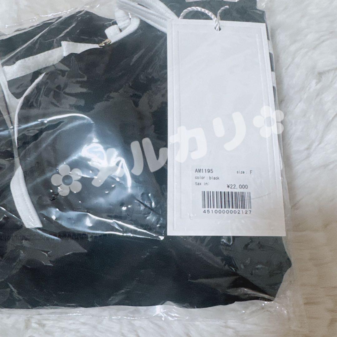 andmary Coco pleats swimwear 水着 black