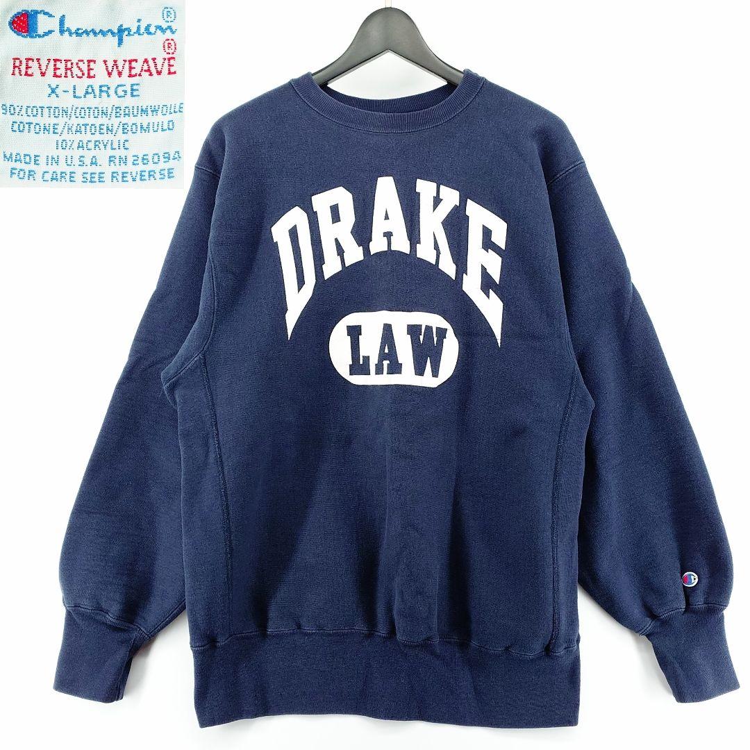 90s ビンテージ チャンピオン リバースウィーブ ドレイク大学 XL