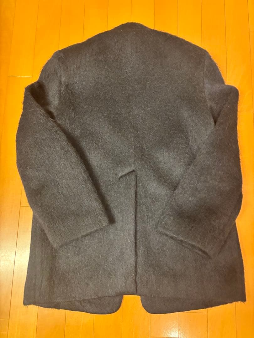 digne shaggy jacket coat ネイビー