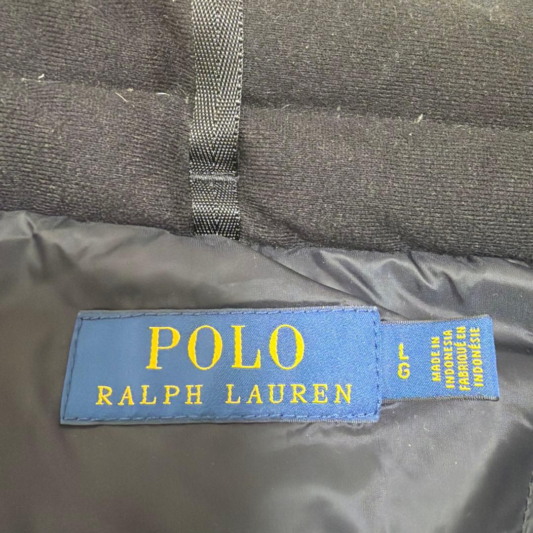 Ralph Lauren ダウンベスト※フード付き　黒　Lサイズ