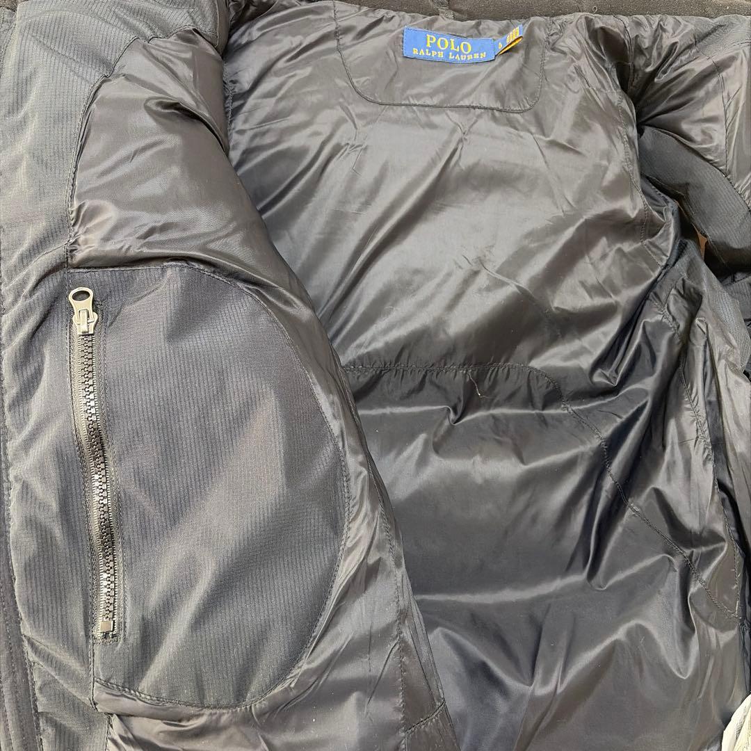 Ralph Lauren ダウンベスト※フード付き　黒　Lサイズ