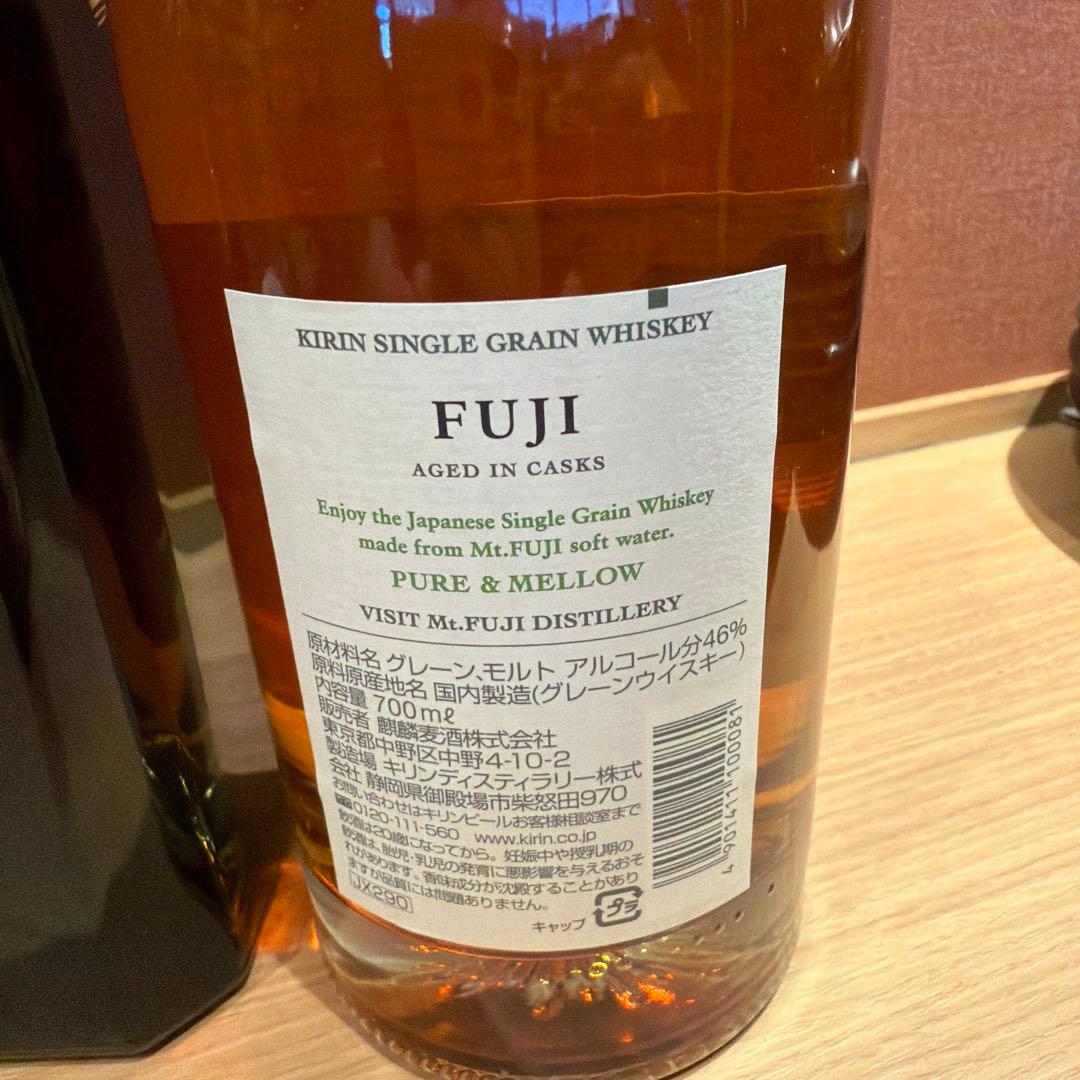 シングルグレーンウイスキー 富士 とJOHNNIE WALKER