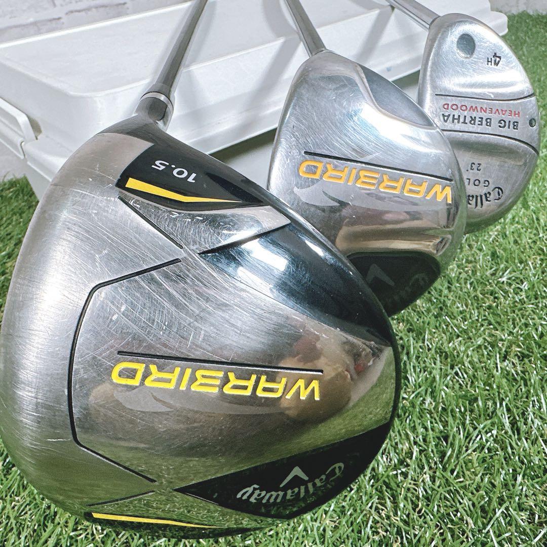 【豪華14本】キャロウェイ ウォーバード メンズゴルフセット 初心者 入門