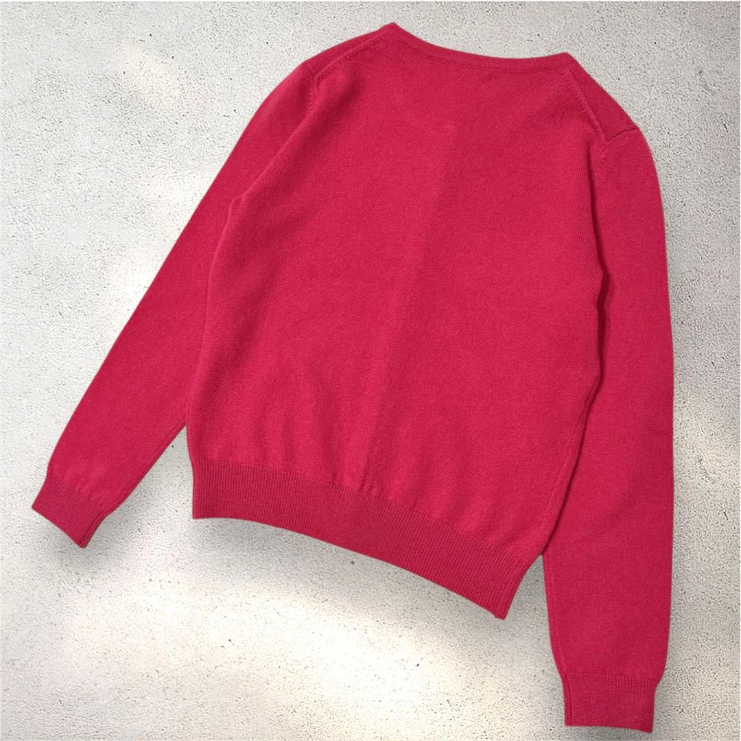 【新品タグ付き】TOCCA カシミヤ100% ピンク カーディガン XS