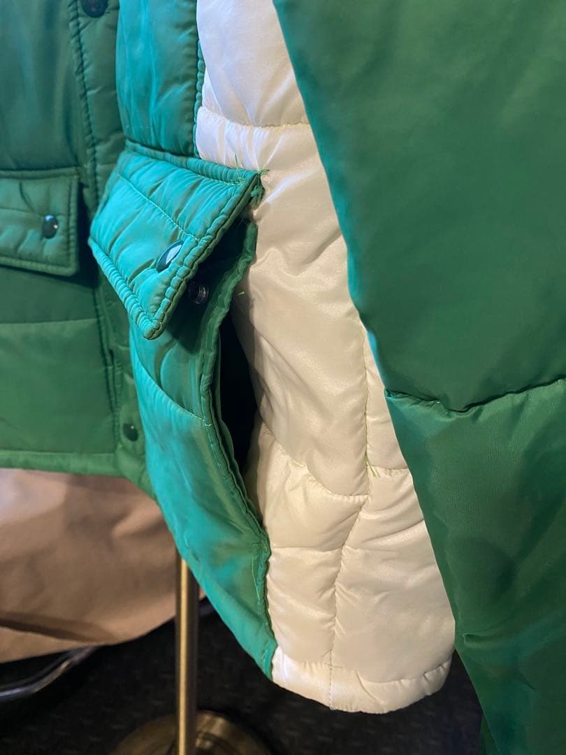 USA製　70’s 7up ダウンジャケット　ベストGreen Lサイズ