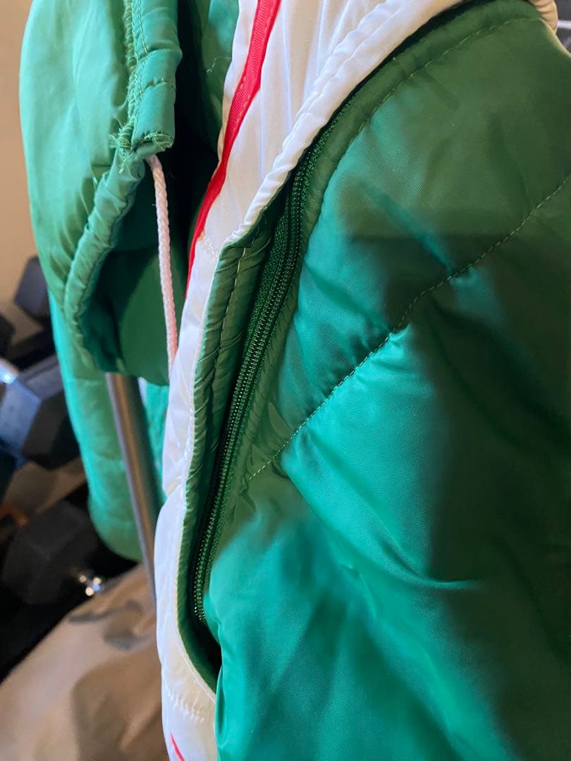 USA製　70’s 7up ダウンジャケット　ベストGreen Lサイズ