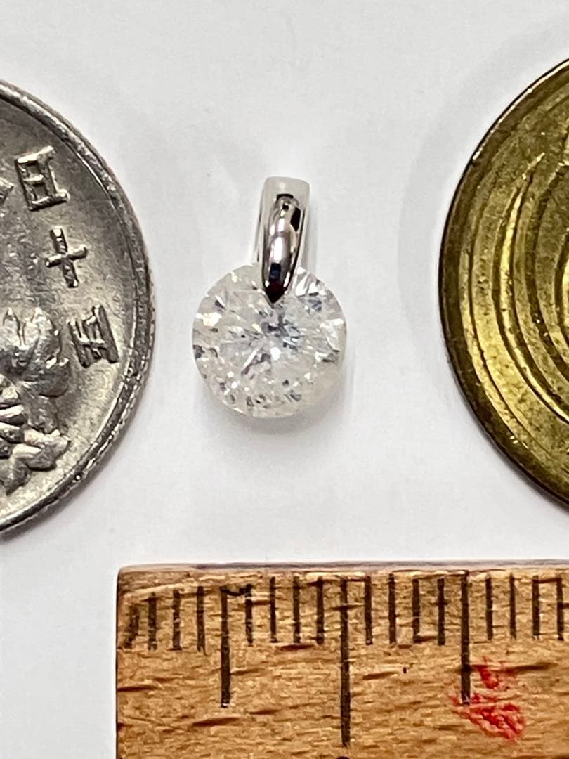 チ*業様 半製品　天然ダイヤモンドチャーム 1.06カラット プラチナ製　TDL