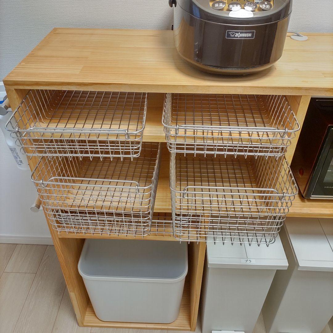 木製レンジボード・家電収納