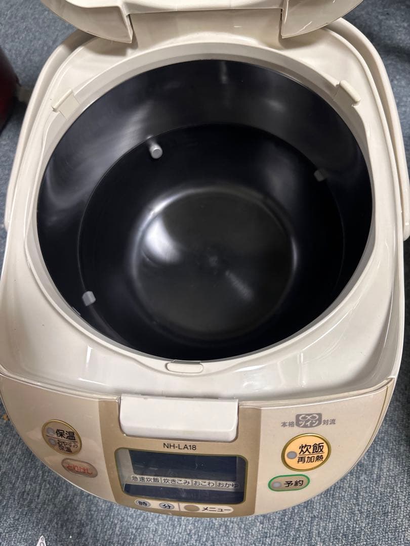 【象印】IH炊飯ジャー 1升炊き NH-LA18 黒まる厚釜