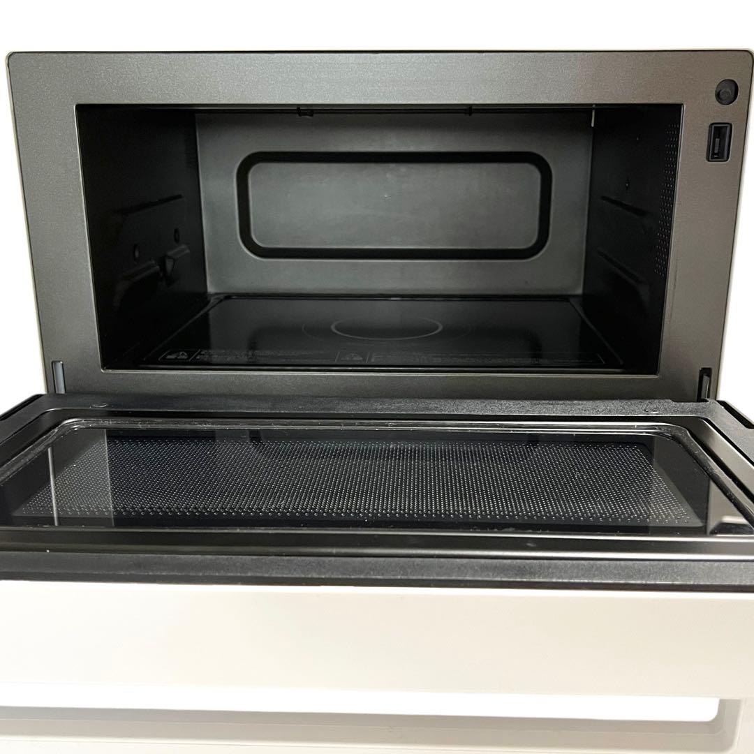 【2022年製・美品】アイリスオオヤマ　オーブンレンジ MO-F1808-CW