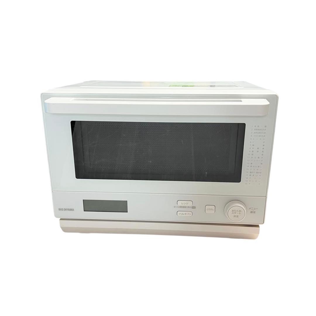 【2022年製・美品】アイリスオオヤマ　オーブンレンジ MO-F1808-CW