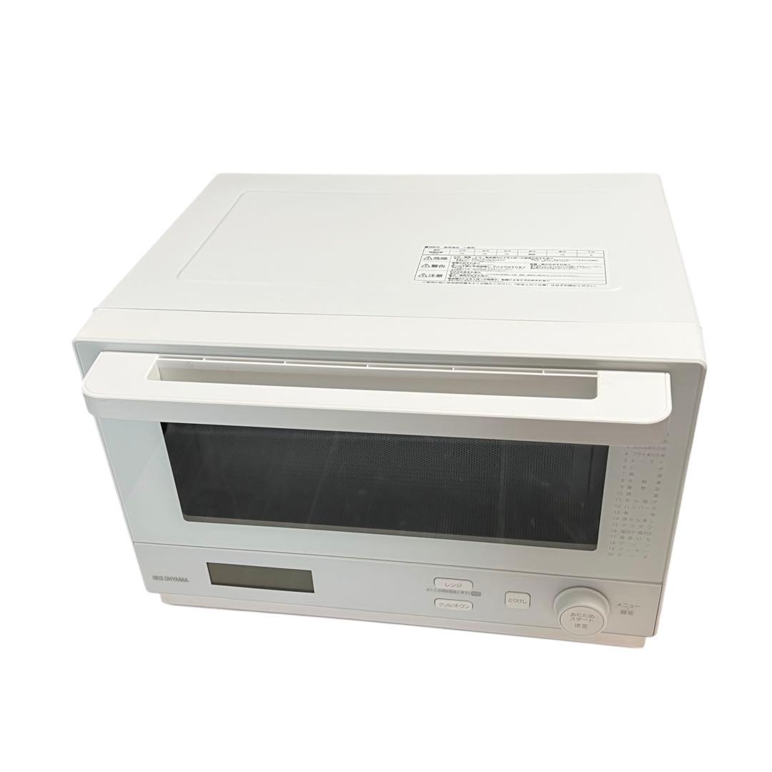 【2022年製・美品】アイリスオオヤマ　オーブンレンジ MO-F1808-CW