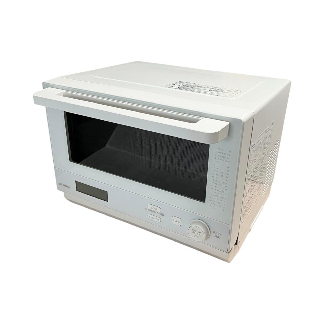 【2022年製・美品】アイリスオオヤマ　オーブンレンジ MO-F1808-CW