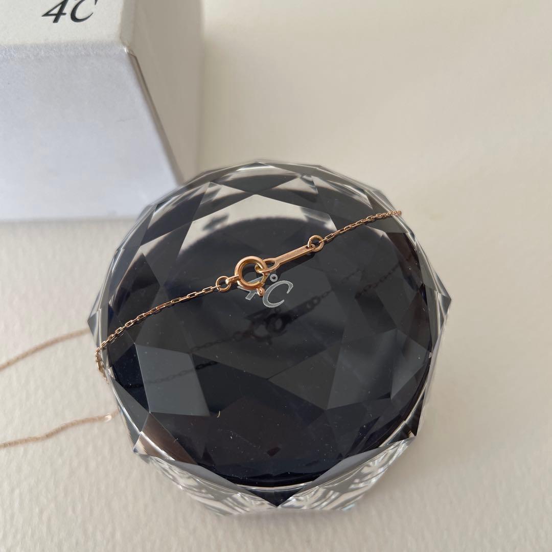 美品【定価3万】4℃ K10ピンクゴールド ネックレス箱無し