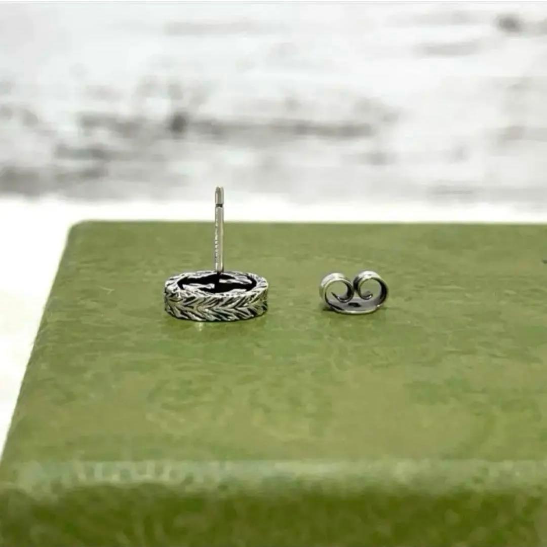 【極美品】グッチ　インターロッキングGピアス片耳　アラベスク