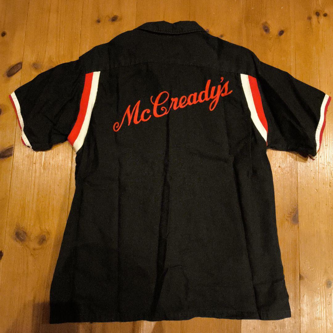 ヒルトン　ボーリングシャツ　黒タグ　アメリカ製　刺繍