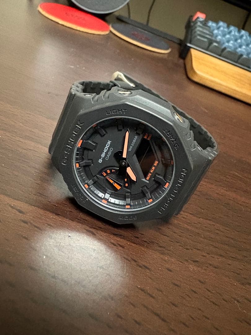 A*。様 数回着用のみ、保証書ありG-SHOCK GA-2100-1A4JF