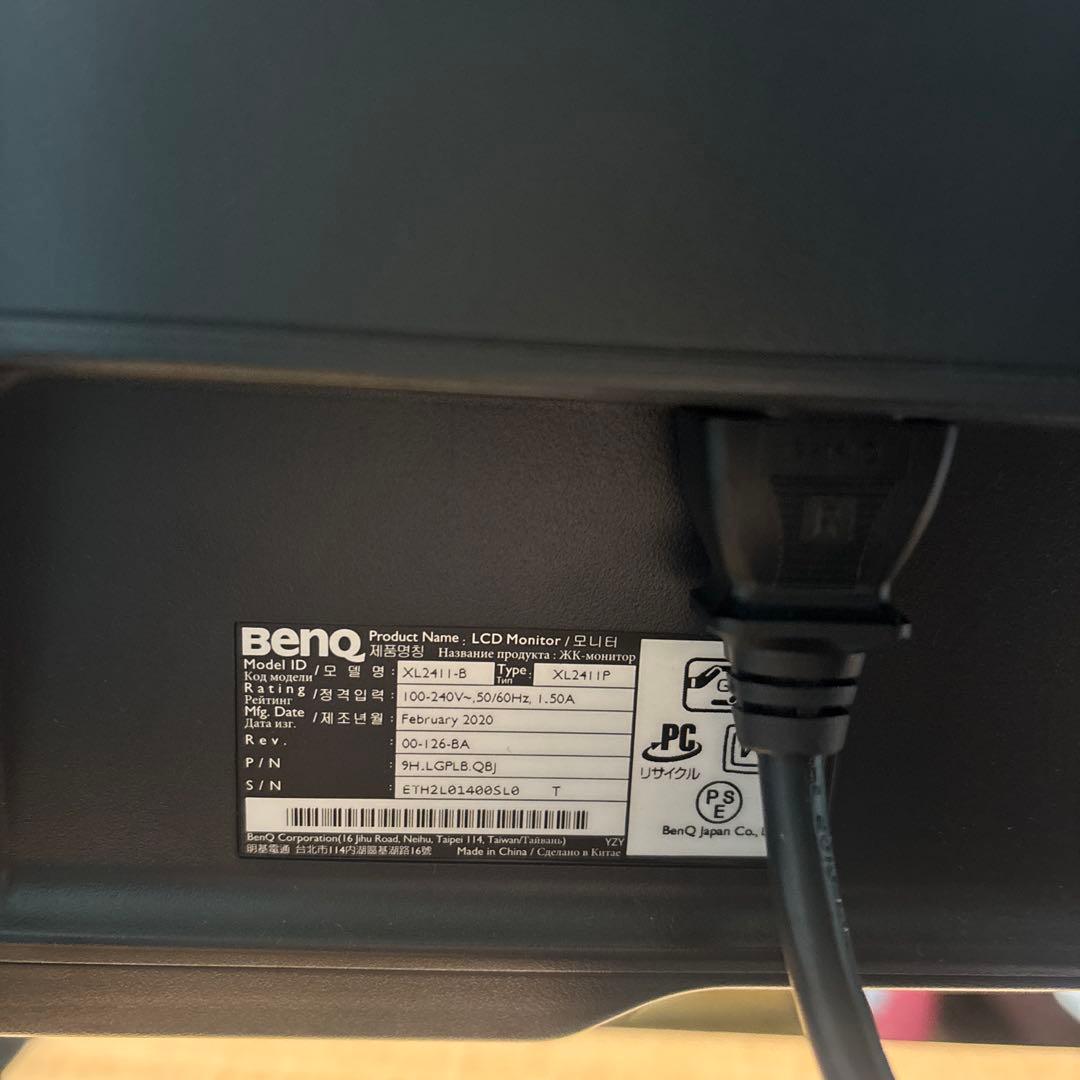 BenQ GL2460 24インチ モニター1