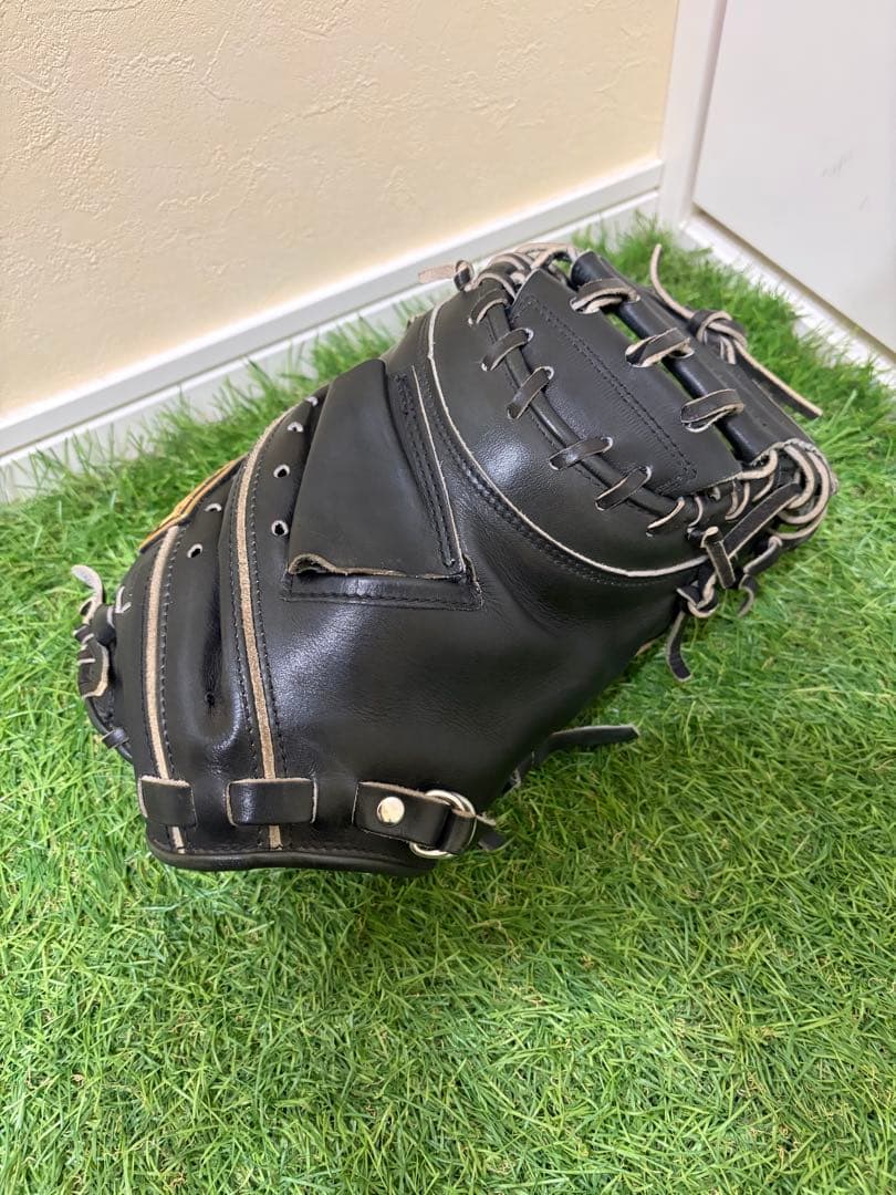 週末値下 ZETT プロステイタス プレミアムシリーズ 硬式 キャッチャーミット