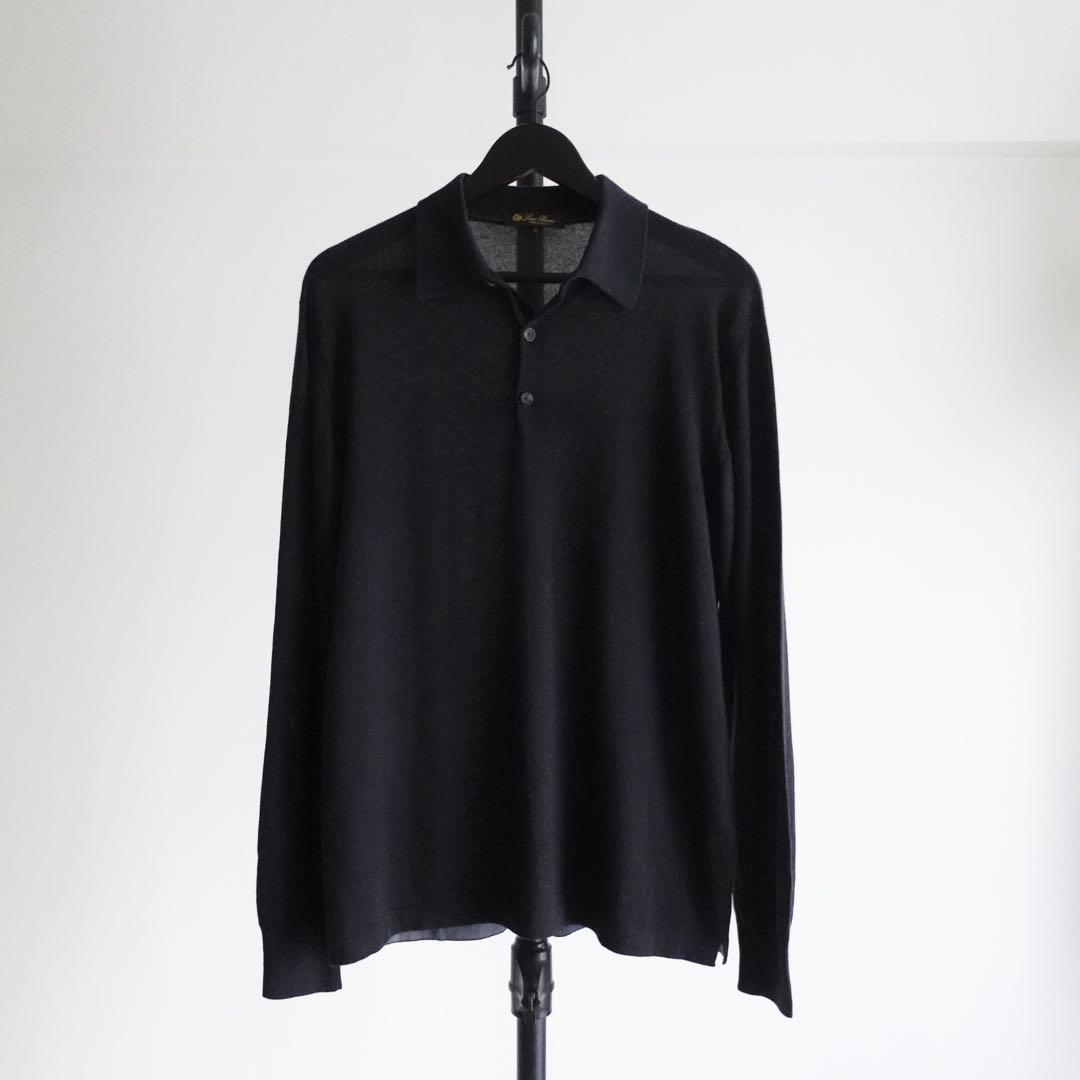 トップス Loro Piana Pure Cashmere Knit Polo Shirt