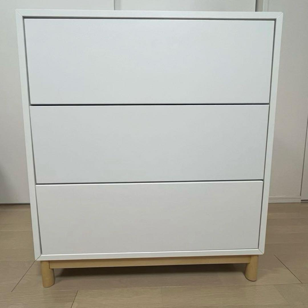 IKEA EKETホワイトチェスト 3段